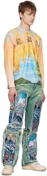 Who Decides War by MRDR BRVDO Green Sandy Lane Fusion Jeans