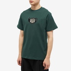 Pass~Port Men's Tea~Pot Embroidery T-Shirt in Forest Green