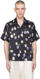 COMMAS Black Polka Dot Shirt