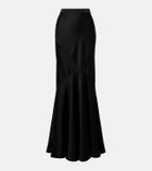 Max Mara Acerbo satin maxi skirt