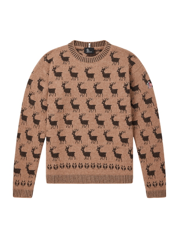 Photo: Moncler Grenoble - Jacquard Sweater - Brown