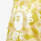 A Bathing Ape Women's Color Camo College T-Shirt Relax in Yellow