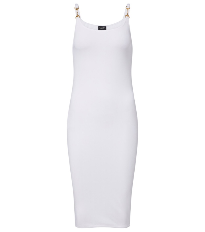 Photo: Gucci Horsebit jersey minidress