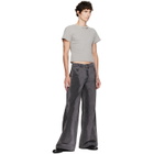 CAMPERLAB Black Paint Laser Boot Cut Jeans