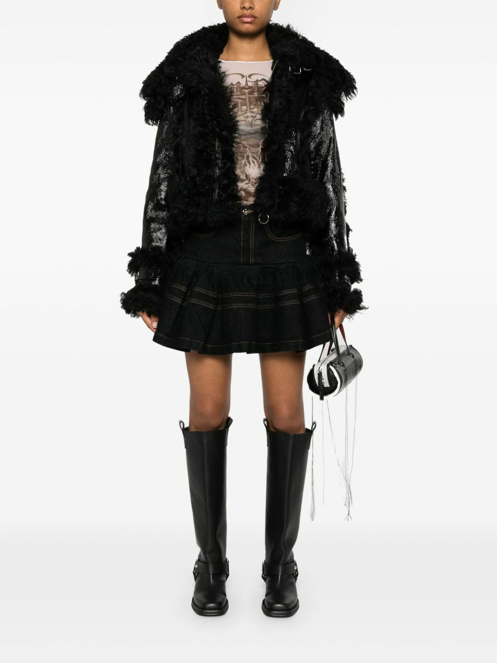 Marques'Almeida Shearling Leather Jacket