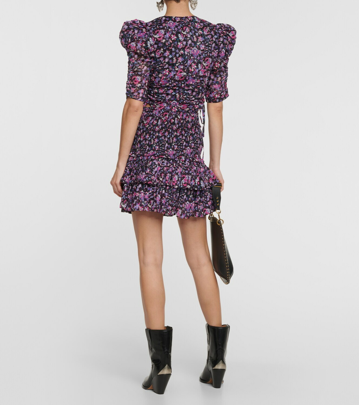 Marant Etoile Galaor floral cotton crop top Isabel Marant Etoile