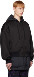 Y's Black Back Pocket Coat