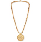 Versace - Medusa Gold-Tone Necklace - Gold