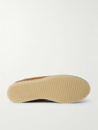 Frescobol Carioca - Rodolfo Jute-Trimmed Suede Derby Shoes - Brown