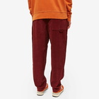 YMC Men's Cord Alva Skate Trouser in Burgundy