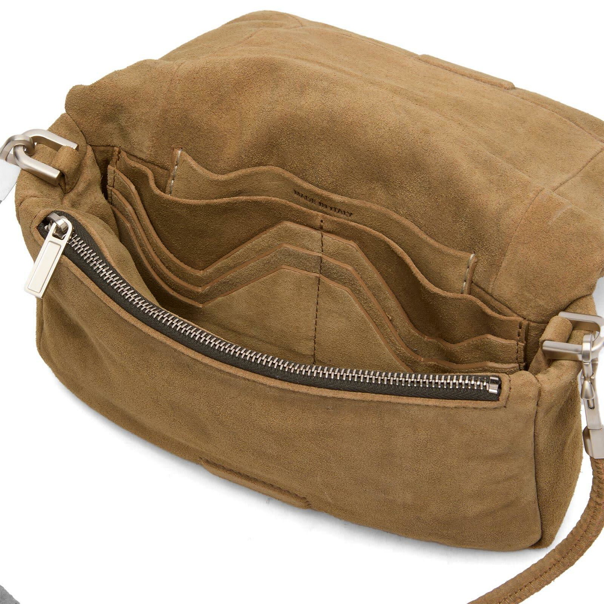 Rick Owens Women's Shoulder Pillow Griffin Bag in Sumi Brown 