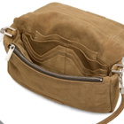Rick Owens Women's Shoulder Pillow Griffin Bag in Sumi Brown 