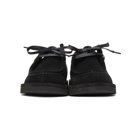 Suicoke Black Sevab Lace-Up Loafers