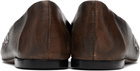 Gimaguas Brown Bailarina Studs Flats