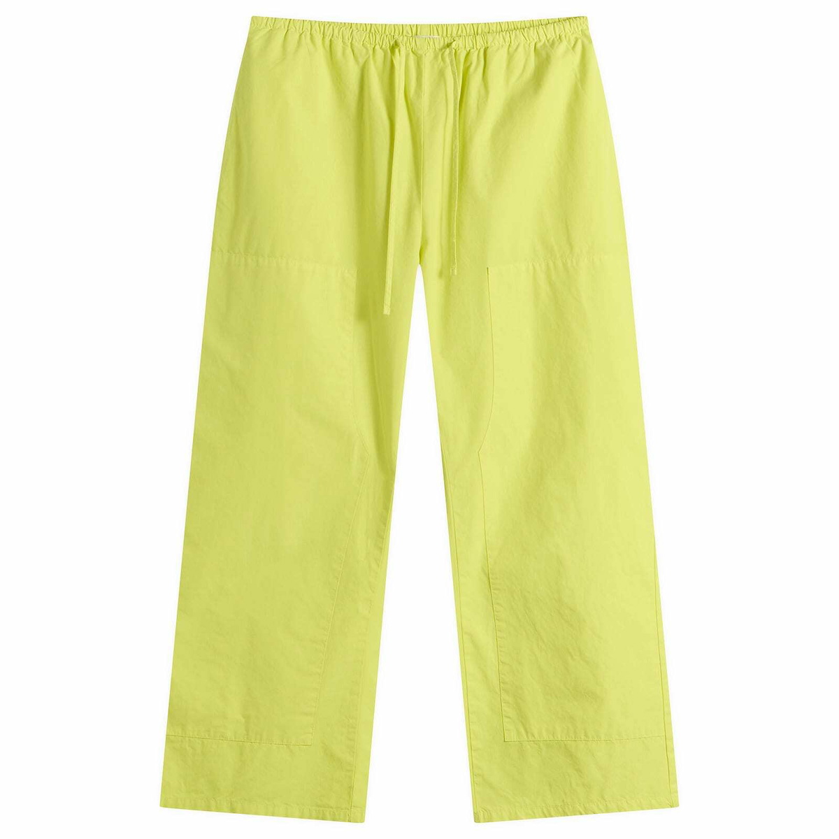 LESET Women's Kyoto Carpenter Pants in Chartreuse