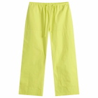LESET Women's Kyoto Carpenter Pants in Chartreuse