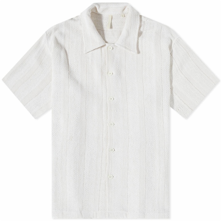 Photo: Sunflower Men's Spacey Vacation Shirt in Off White