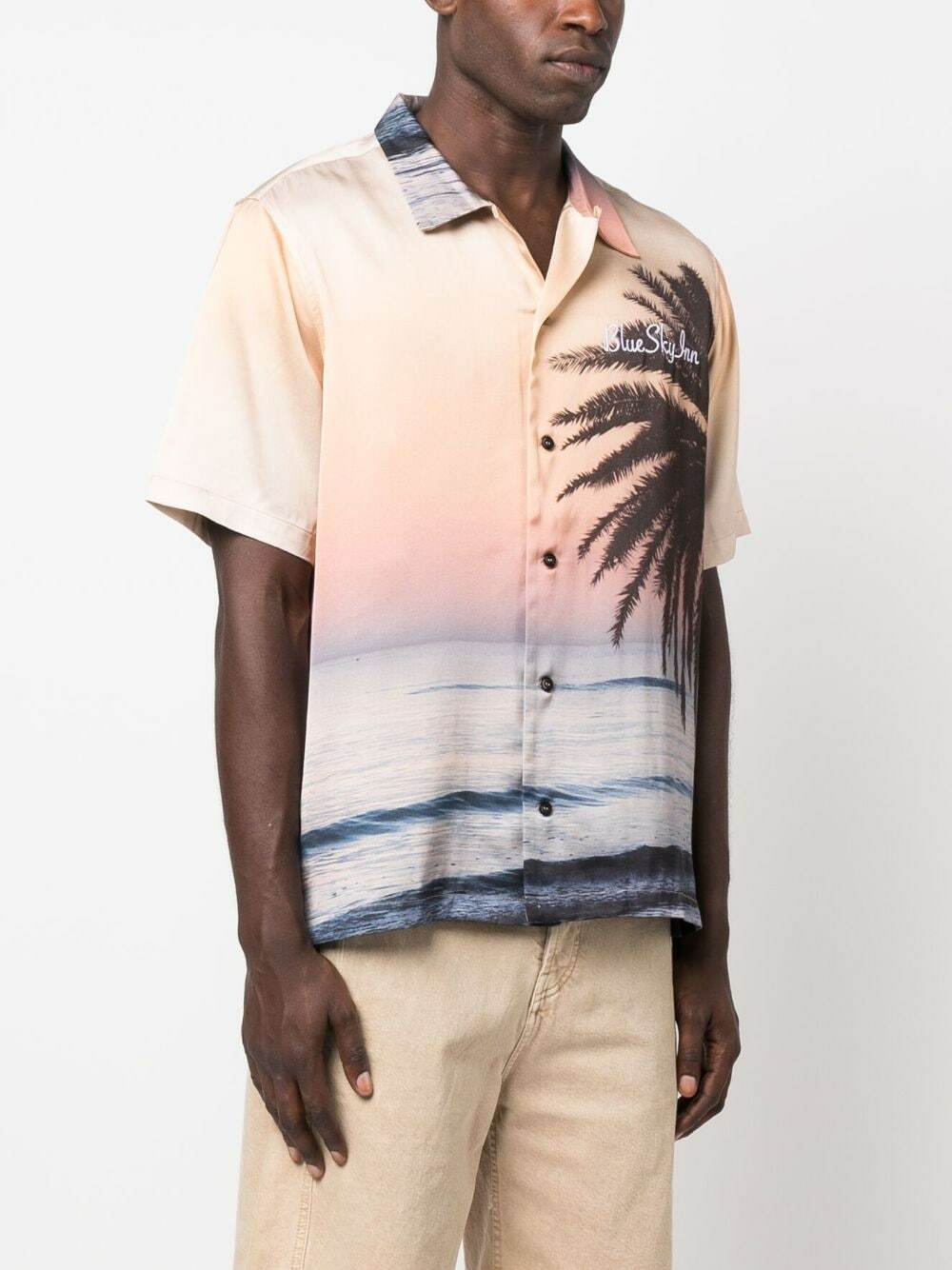 BLUE SKY INN - Printed Viscose Shirt