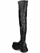 MARNI - 80mm Stretch Faux Leather Tall Boots