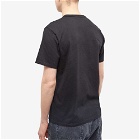 Maison Kitsuné Men's Chillax Fox Patch Classic T-Shirt in Black