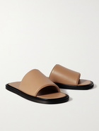 BOTTEGA VENETA - Leather Slides - Brown