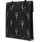 Balenciaga - Printed Shell Messenger Bag - Black