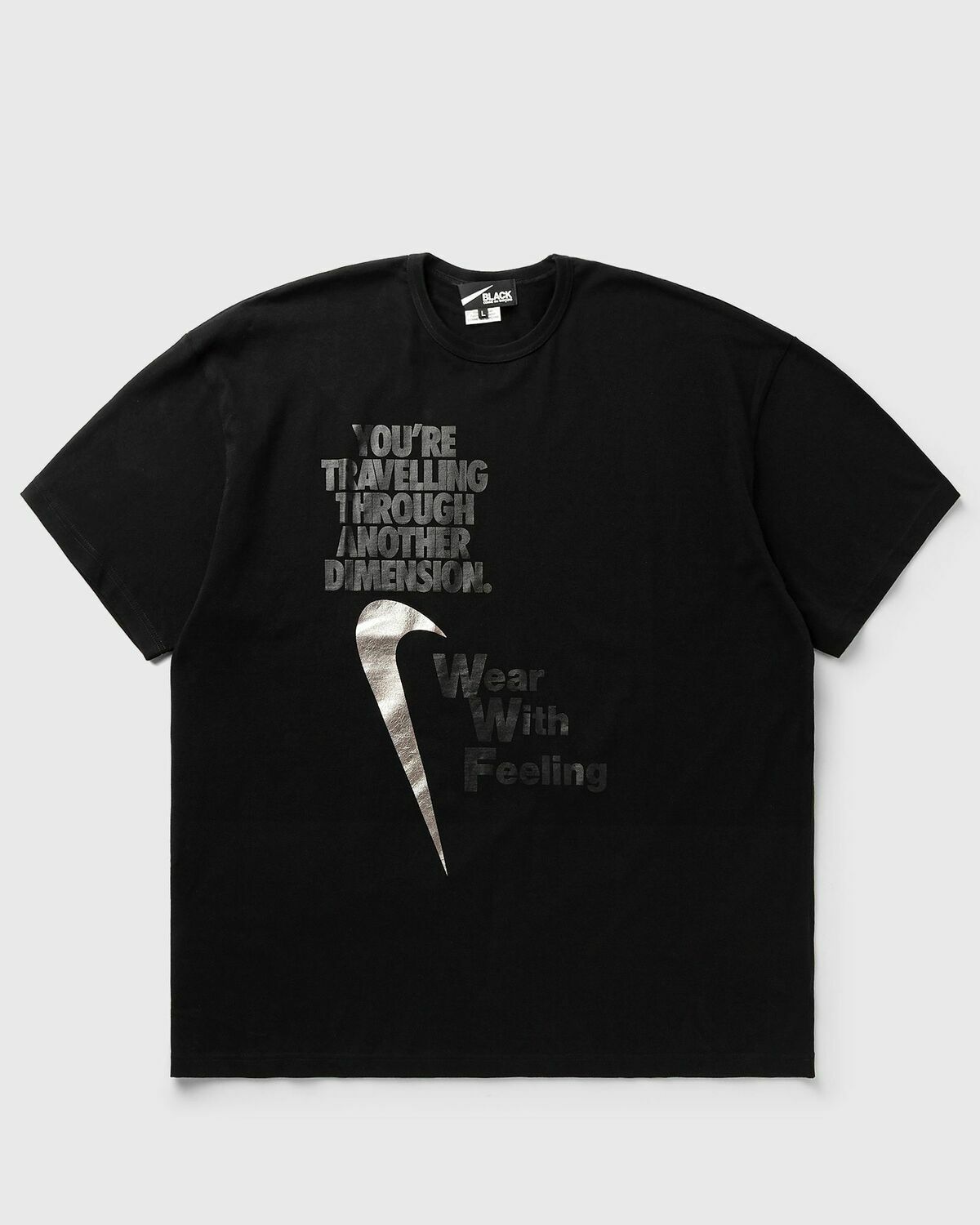 Comme des Garçons Black TEE Black Mens Shortsleefe