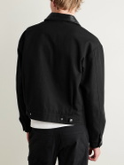 Nili Lotan - Donatello Leather-Trimmed Canvas Jacket - Black