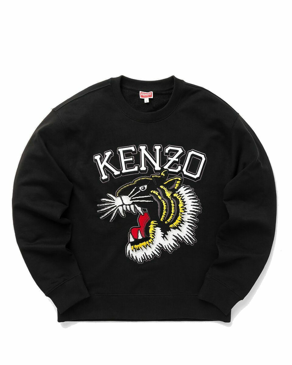 Photo: Kenzo Tiger Varsity Classic Sweat Black - Mens - Sweatshirts