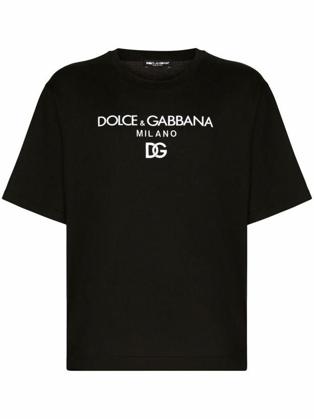 Photo: DOLCE & GABBANA - Logo Cotton T-shirt