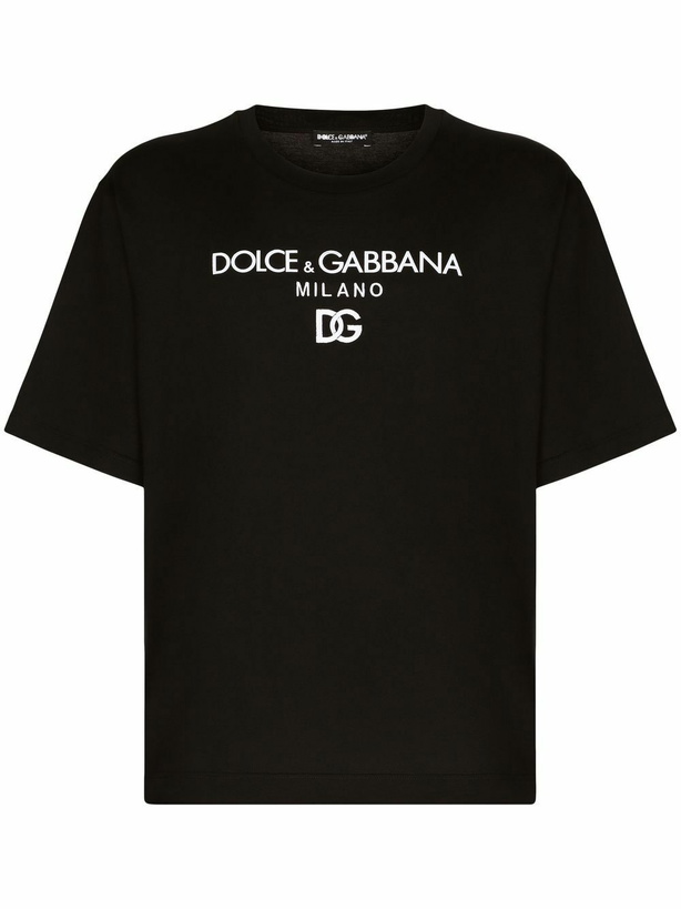 Photo: DOLCE & GABBANA - Logo Cotton T-shirt