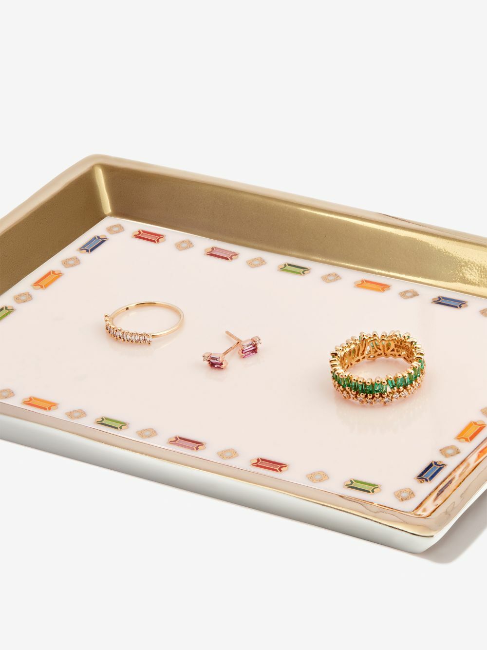 Suzanne Kalan Pink Rainbow Sapphire Jewellery Tray