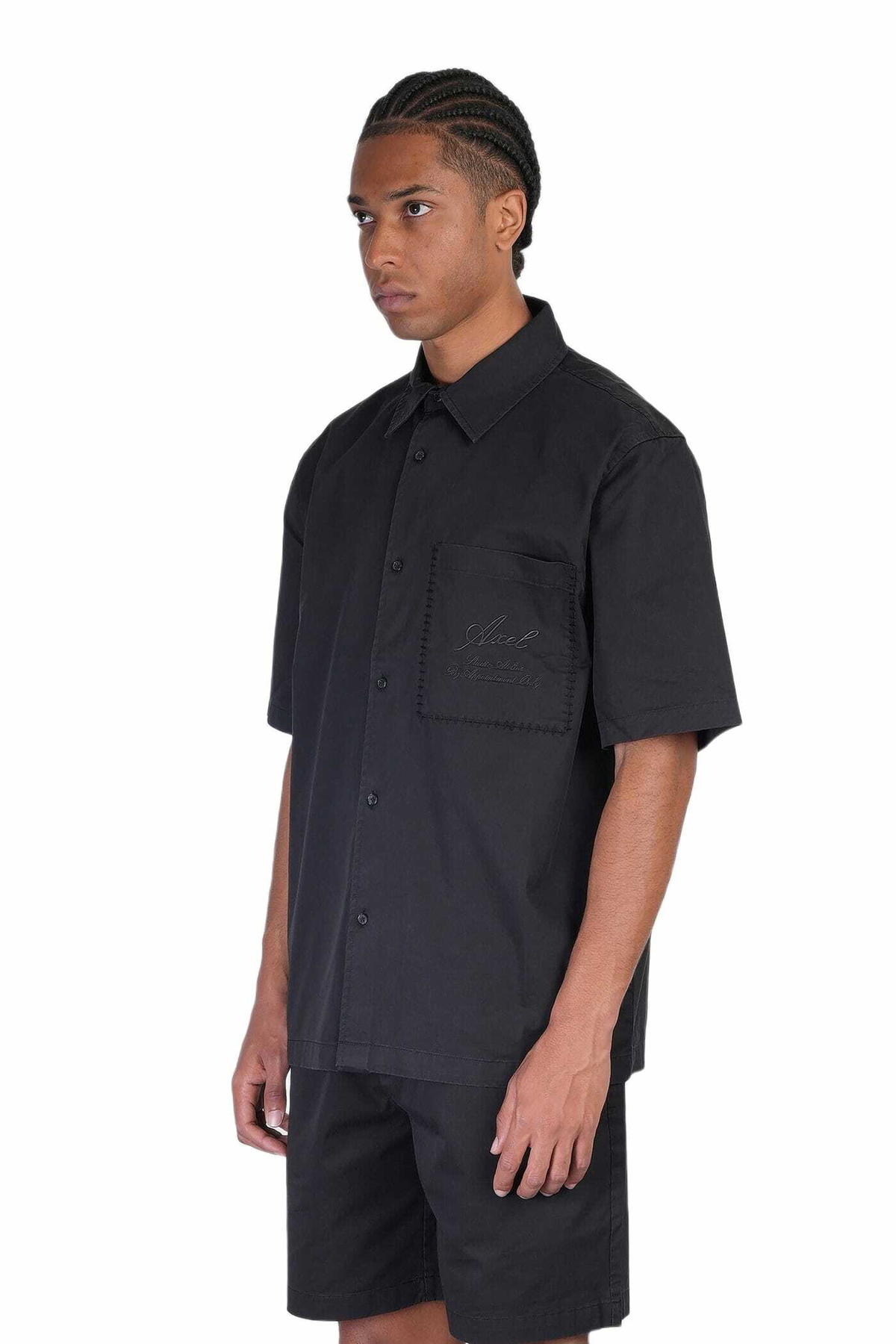 Axel Arigato Shirt In Black Cotton