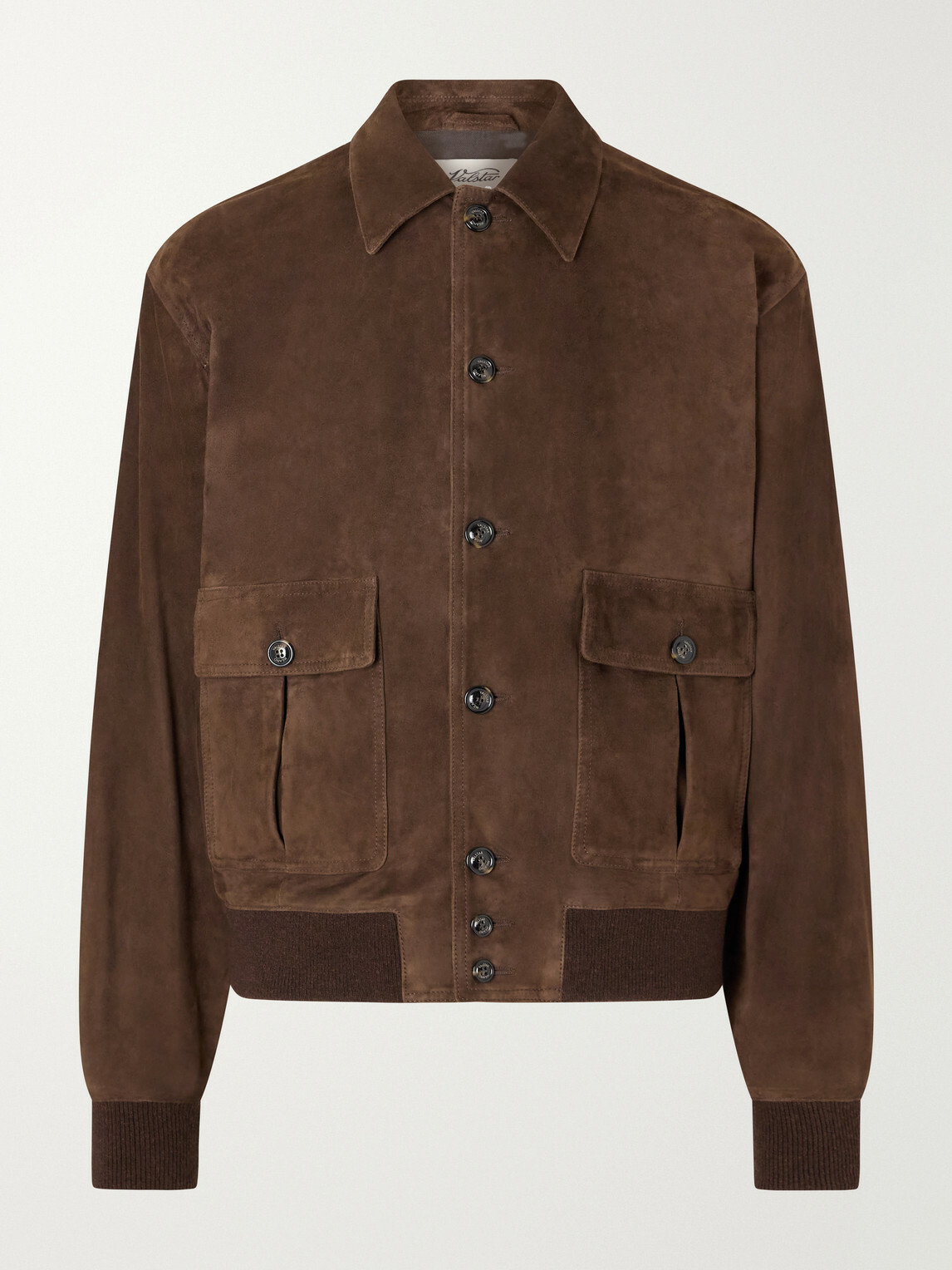 Valstar - Colin Suede Bomber Jacket - Brown