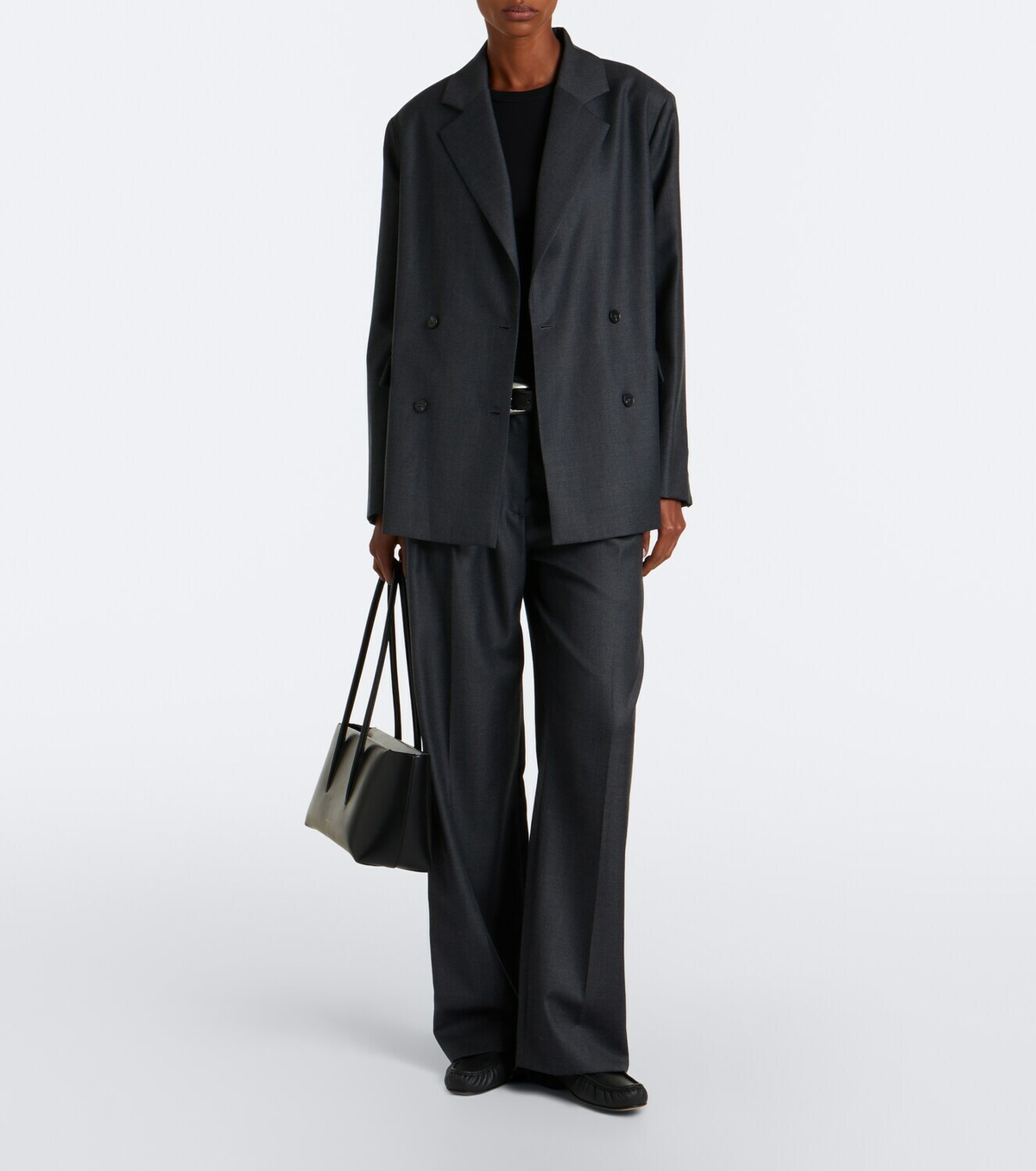 Loulou de Saison Donau double-breasted virgin wool blazer