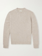 De Bonne Facture - Shaggy Sheep Wool Sweater - Neutrals