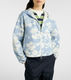 Moncler Noisetier floral hooded jacket