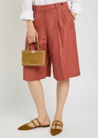 Valentino Rockstud Mini Suede Tote bag - Beige - One Size