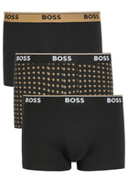 Boss Stretch-cotton Boxer Briefs set of Three Beige