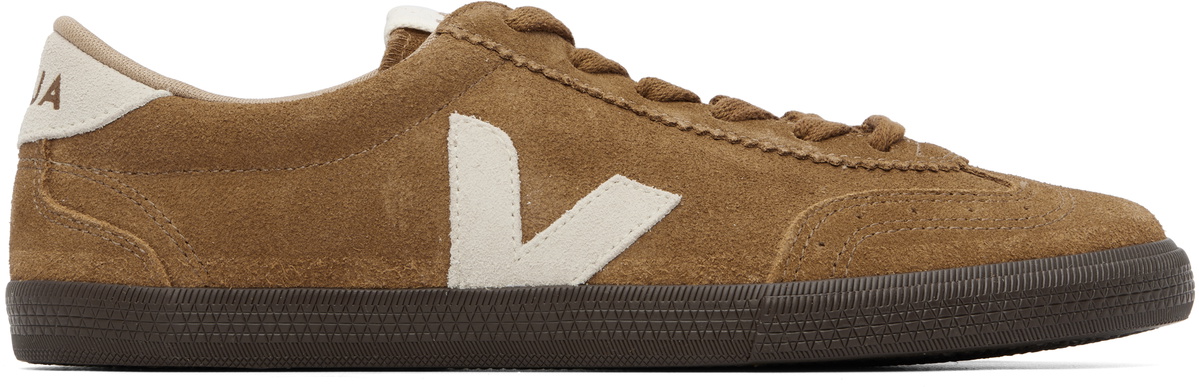 VEJA Tan Volley Suede Sneakers