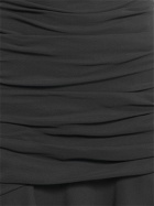 BLUMARINE - Jersey Halterneck Mini Dress W/ruches