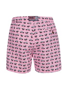 MC2 Saint Barth Man Lightweight Fabric Swim-shorts Lighting Micro Fantasy With Panda And Panda Print | Panda Special Edition