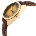 Bulova Jet Star Quartz Gold Dial Mens Watch 97B214