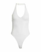 Laneus Womens Bodysuit in White