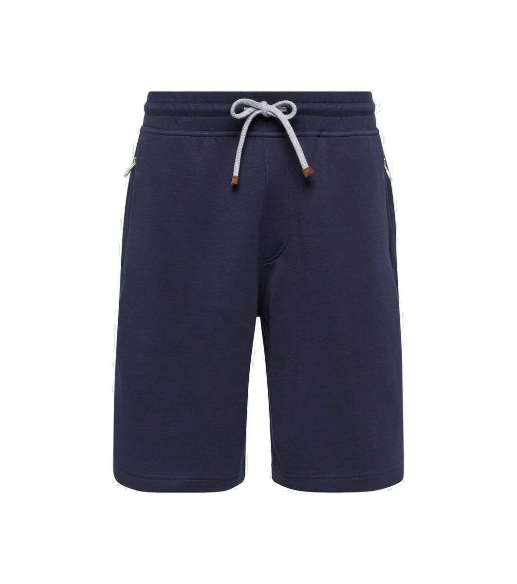 Brunello Cucinelli Cotton blend Shorts Brunello Cucinelli brunello-cucinelli-cotton-blend-shorts-brunello-cucinelli