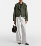 Vince Cotton-blend bomber jacket