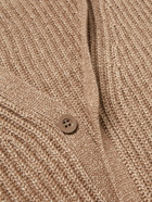 Theory - Mars Ribbed Cotton-Blend Cardigan - Neutrals