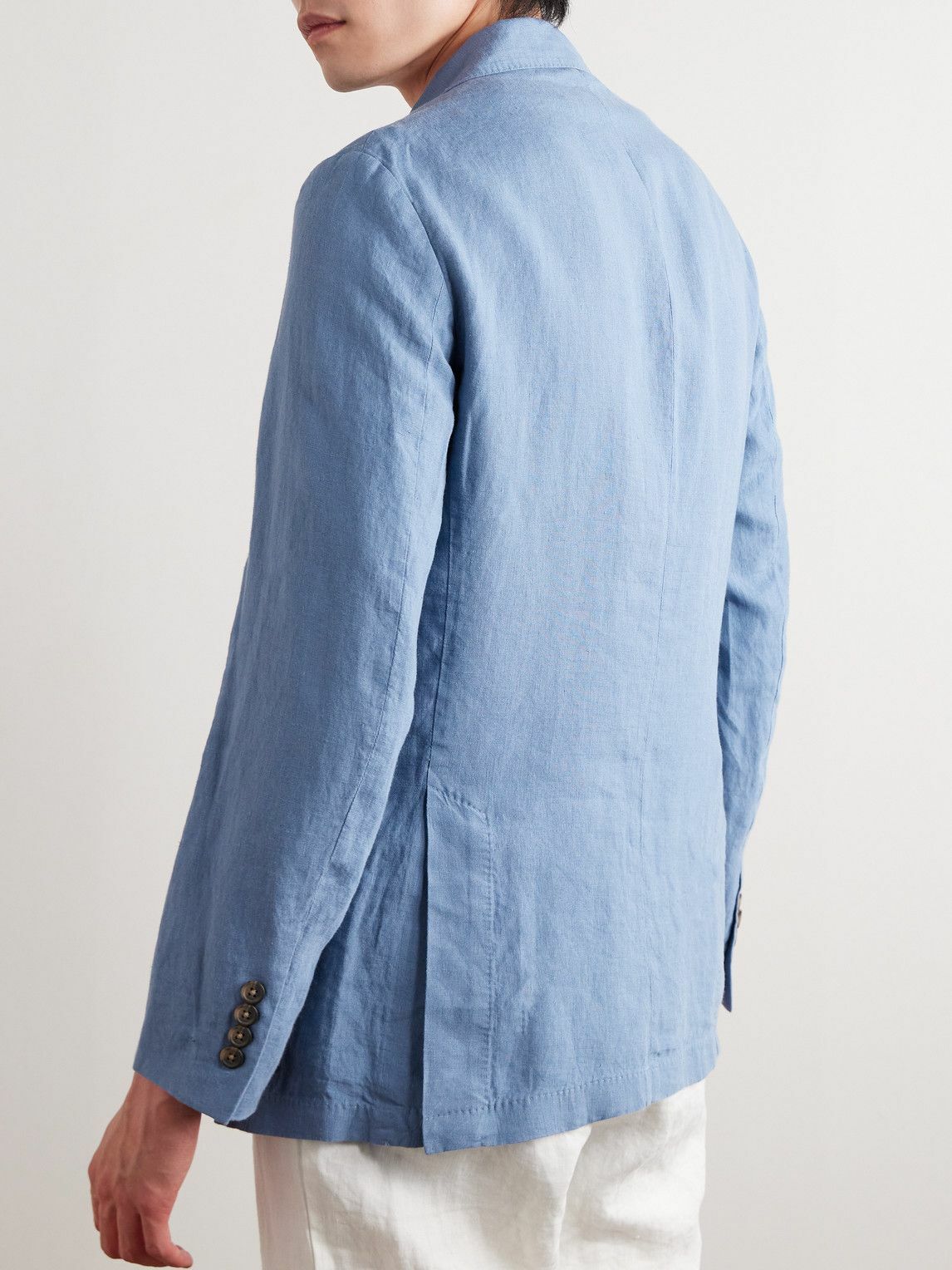 Polo Ralph Lauren - Slim-Fit Linen Blazer - Blue