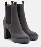 Gianvito Rossi Barry suede Chelsea boots