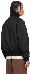 Jil Sander Black Gabardine Jacket